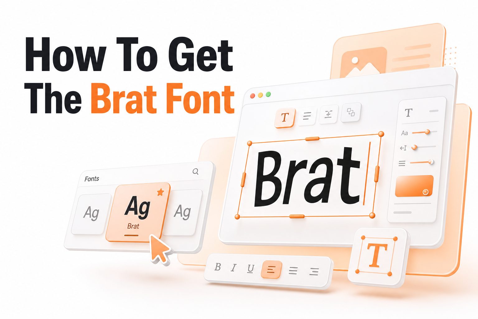 Brat-style green square with blurred black lowercase text